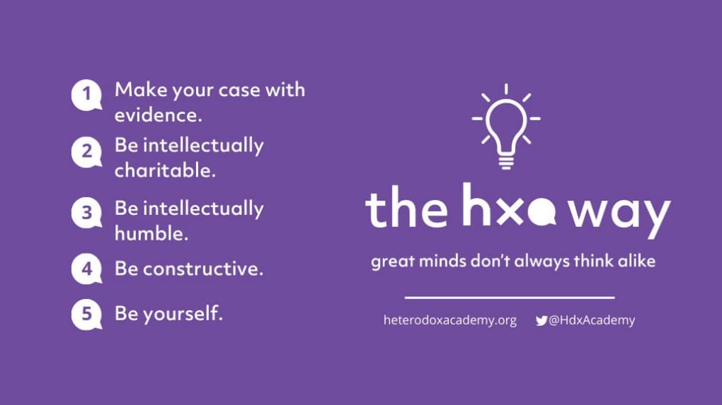 Tờ rơi của Học viện Heterodox - Bìa