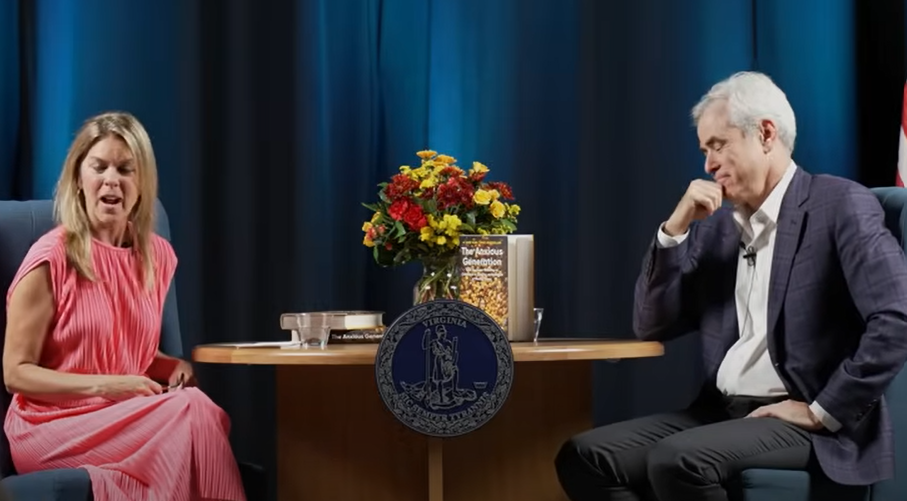 Đệ nhất phu nhân Suzanne Youngkin và Tiến sĩ Jonathan Haidt